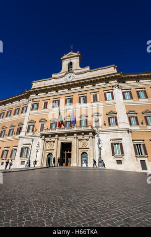 Palazzo Montecitorio, Sitz der italienischen Abgeordnetenkammer, Rom, Latium, Italien Stockfoto