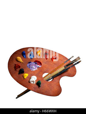 Künstler-palette Stockfoto