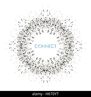 Moderne Vektor Vorlage für Wirtschaft, Wissenschaft, Medizin, Technologie, Netzwerk und Ihre Idee Stock Vektor