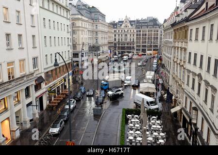 Neuer Markt in zentrale Wien Österreich Stockfoto