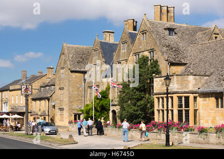 Das Lygon Arms Hotel in Brodway Stockfoto