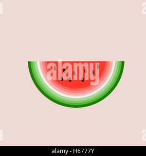 Wassermelone-Vektor Stock Vektor