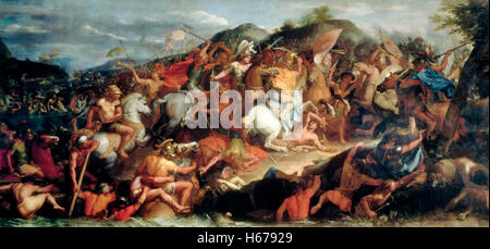 Schlacht des Granicus. Charles Lebrun 1665 Stockfoto