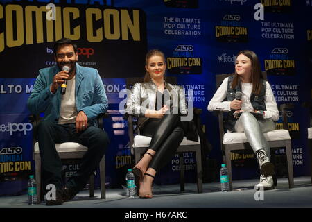 Ajay Devgan, Erika Kaaras. Abigail Eames, Stockfoto