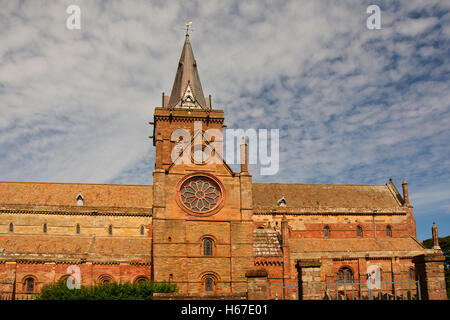 Europa, Großbritannien, Großbritannien, Schottland, ORKNEY, Kirkwall, St Magnus Cathedral (ursprünglich 1137, Church Of Scotland) Stockfoto