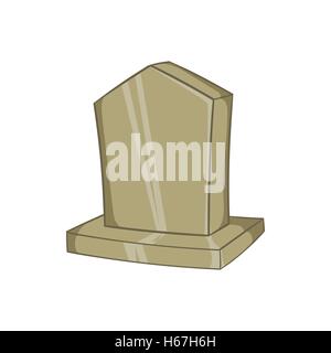 Sepulchral Denkmal Symbol, Cartoon-Stil Stock Vektor