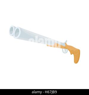 Jagd Gewehr Symbol, cartoon-Stil Stock Vektor