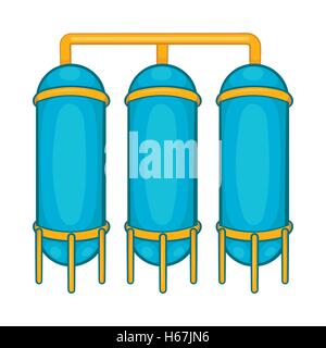 Wasseraufbereitung für Bier-Produktion-Symbol Stock Vektor