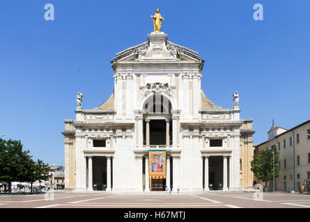 Die Basilika von Santa Maria Degli Angeli in Assisi, Italien Stockfoto