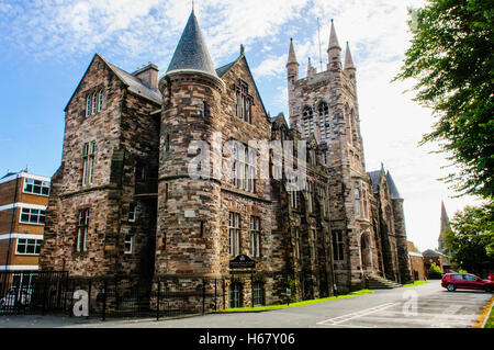 Lanyon Building, Belfast Royal Academy (BRA)-Gymnasium in Nord-Belfast, Nordirland. Stockfoto