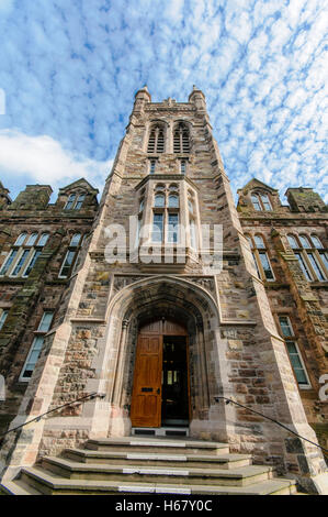 Lanyon Building, Belfast Royal Academy (BRA)-Gymnasium in Nord-Belfast, Nordirland. Stockfoto