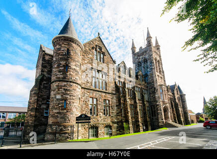 Lanyon Building, Belfast Royal Academy (BRA)-Gymnasium in Nord-Belfast, Nordirland. Stockfoto