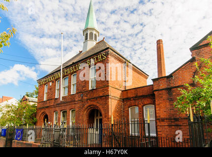 Templemore Bäder, Belfast, eine der drei öffentlichen Bäder in viktorianischen Zeiten für Menschen mit heißem Wasser waschen. Stockfoto