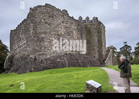 Dunstaffnage Castle gebaut von den MacDougall Herren von Lorn in Argyll and Bute, westlichen schottischen Highlands, Schottland Stockfoto