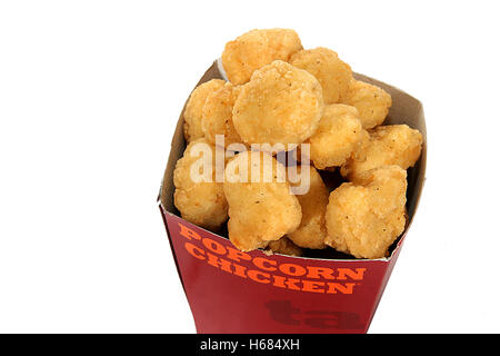 Fried Chicken / Southern Fried Chicken / Popcorn Huhn Stockfoto