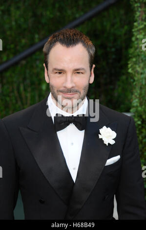 Tom Ford kommt für die 2013 Vanity Fair Oscar Party am 24. Februar 2013 in Hollywood, Kalifornien. Stockfoto