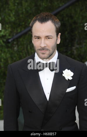 Tom Ford kommt für die 2013 Vanity Fair Oscar Party am 24. Februar 2013 in Hollywood, Kalifornien. Stockfoto