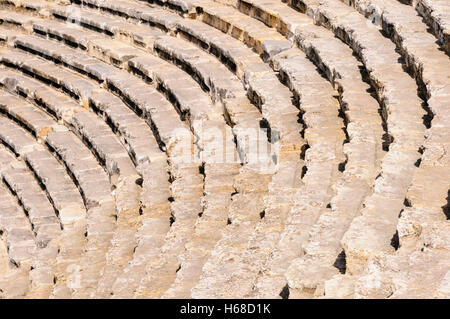 Römische Amphitheater in Hieropolis, Pamakkule, Türkei Stockfoto