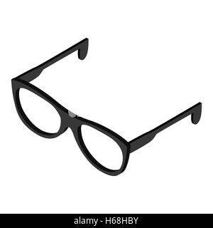 Brille isometrischen 3d Symbol Stock Vektor