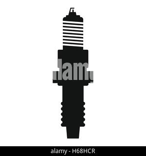 Schwarzes Auto Funke einfaches Symbol Stock Vektor