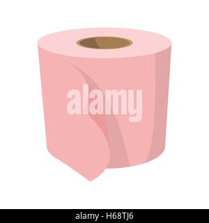 WC-Papier-Cartoon-Symbol Stock Vektor