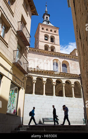 SEGOVIA, Spanien, APRIL - 14, 2016: Iglesia San Martin Kirche Stockfoto