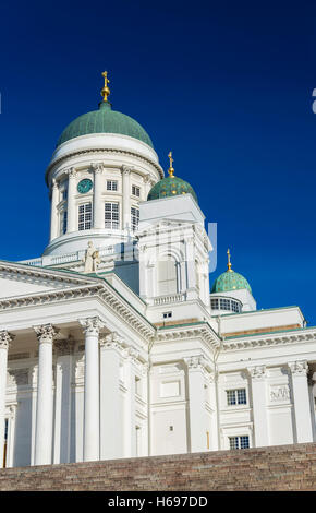 Helsinki Kathedrale Wahrzeichen im Senat quadratische Finnland Stockfoto