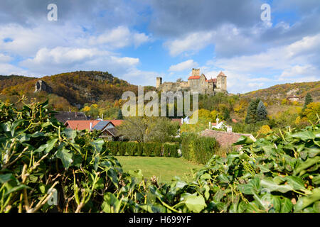 Hardegg: Hardegg Burg, Waldviertel, Niederösterreich, Niederösterreich, Österreich Stockfoto