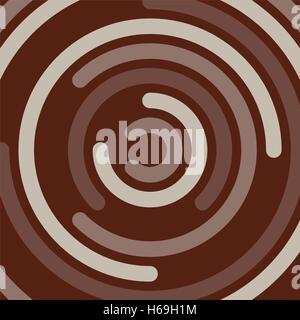 Vektor abstrakten Hintergrund Schokolade Wirbel Stock Vektor