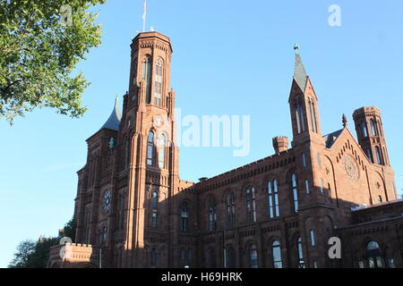 Smithsonian Castle in Washington, DC. Stockfoto