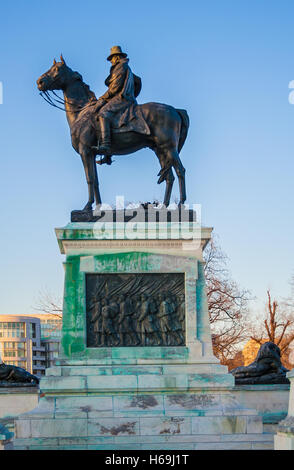 Die Ulysses S. Grant Memorial an der Basis des Kapitol, Washington DC, USA Stockfoto