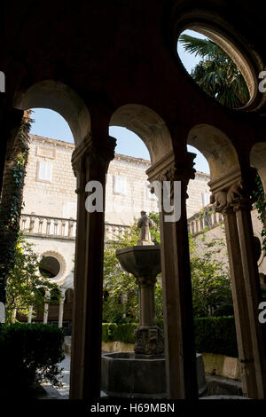 Dubrovnik, befindet sich entlang der dalmatinischen Küste in Kroatien, bekannt als die "Perle von the Adria 'und seine alte Stadt ist ein UNESCO Wo Stockfoto