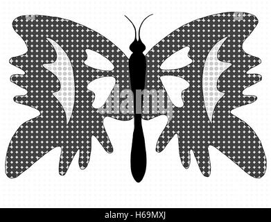 Der Schmetterling Bild ausgedrückt Hier als Symbol für die Transformation und die Geister durch viele Formen. Stockfoto