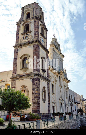 Lipari, Äolischen Inseln/Italien – 16. September 2016. Kathedrale von St. Bartolomeo. Stockfoto