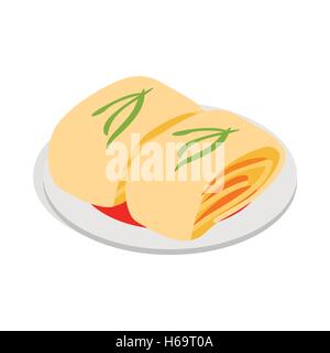 Kimchi, koreanisches Essen Icon, isometrischen 3d Stil Stock Vektor