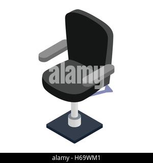 Sessel Friseur isometrischen 3d Symbol Stock Vektor