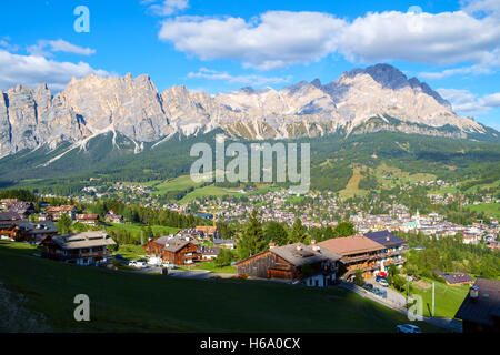 Cortina D Ampezzo Resort, Südtirol, Italien, Europa Stockfoto