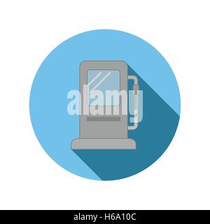 Tankstelle-flach-Symbol Stock Vektor