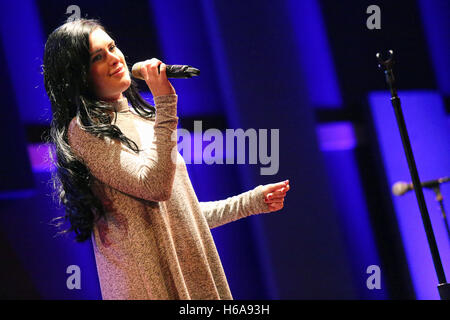 Philadelphia, PA, USA. 25. Oktober 2016. Rumer Willis Durchführung auf ihr Over The Love Tour im World Cafe Live in Philadelphia, Pa am 25. Oktober 2016 Credit: Star Shooter/Medien Punch/Alamy Live News Stockfoto
