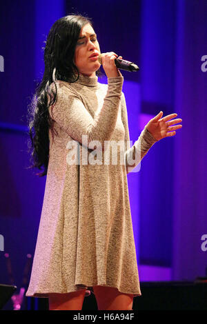 Philadelphia, PA, USA. 25. Oktober 2016. Rumer Willis Durchführung auf ihr Over The Love Tour im World Cafe Live in Philadelphia, Pa am 25. Oktober 2016 Credit: Star Shooter/Medien Punch/Alamy Live News Stockfoto