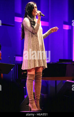 Philadelphia, PA, USA. 25. Oktober 2016. Rumer Willis Durchführung auf ihr Over The Love Tour im World Cafe Live in Philadelphia, Pa am 25. Oktober 2016 Credit: Star Shooter/Medien Punch/Alamy Live News Stockfoto