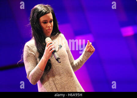 Philadelphia, PA, USA. 25. Oktober 2016. Rumer Willis Durchführung auf ihr Over The Love Tour im World Cafe Live in Philadelphia, Pa am 25. Oktober 2016 Credit: Star Shooter/Medien Punch/Alamy Live News Stockfoto