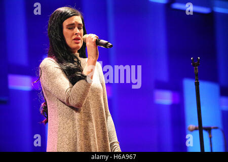 Philadelphia, PA, USA. 25. Oktober 2016. Rumer Willis Durchführung auf ihr Over The Love Tour im World Cafe Live in Philadelphia, Pa am 25. Oktober 2016 Credit: Star Shooter/Medien Punch/Alamy Live News Stockfoto