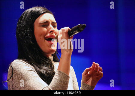 Philadelphia, PA, USA. 25. Oktober 2016. Rumer Willis Durchführung auf ihr Over The Love Tour im World Cafe Live in Philadelphia, Pa am 25. Oktober 2016 Credit: Star Shooter/Medien Punch/Alamy Live News Stockfoto