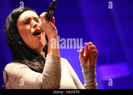 Philadelphia, PA, USA. 25. Oktober 2016. Rumer Willis Durchführung auf ihr Over The Love Tour im World Cafe Live in Philadelphia, Pa am 25. Oktober 2016 Credit: Star Shooter/Medien Punch/Alamy Live News Stockfoto