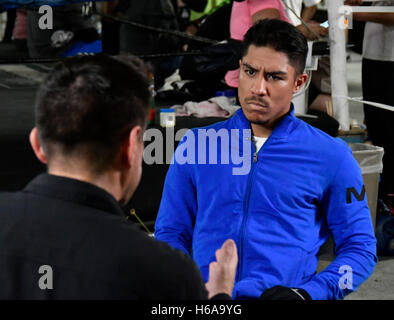 Jessy Vargas hat seine letzten Trainingseinheiten für seinen bevorstehenden Kampf mit Manny Pacquiao. 20. Oktober 2016. Die beiden kämpfen am 5. November in der Thomas & Mac-Arena in Las Vegas. Foto von gen BlevinsLA DailyNewsZumaPress © gen Blevins/ZUMA Draht/Alamy Live-Nachrichten Stockfoto