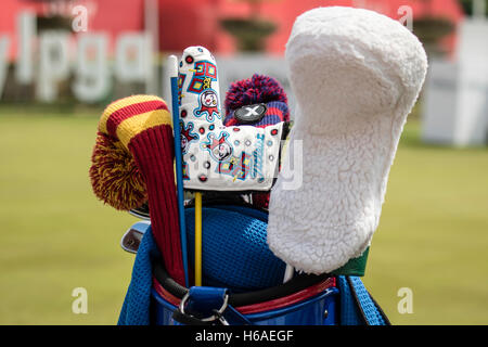 Kuala Lumpur, Malaysia. 26. Oktober 2016. Golfer-Tasche in Praxis bei LPGA Malaysia 2016 Championship Golfplatz TPC Kuala Lumpur (TPCKL) grün. Bildnachweis: Danny Chan/Alamy Live-Nachrichten. Stockfoto