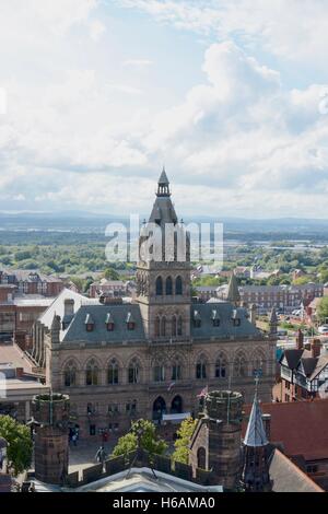 Chester Rathaus, Northgate Street, Chester, Cheshire, England, Vereinigtes Königreich Stockfoto