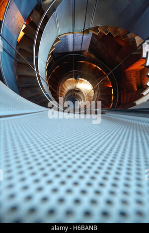 Großbritannien, Schottland, Glasgow, das Leuchtturm-Zentrum für Design und Architektur, die Wendeltreppe Stockfoto