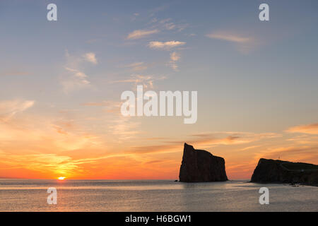 Percé Rock in der gaspésie, Kanada, 2016 Stockfoto